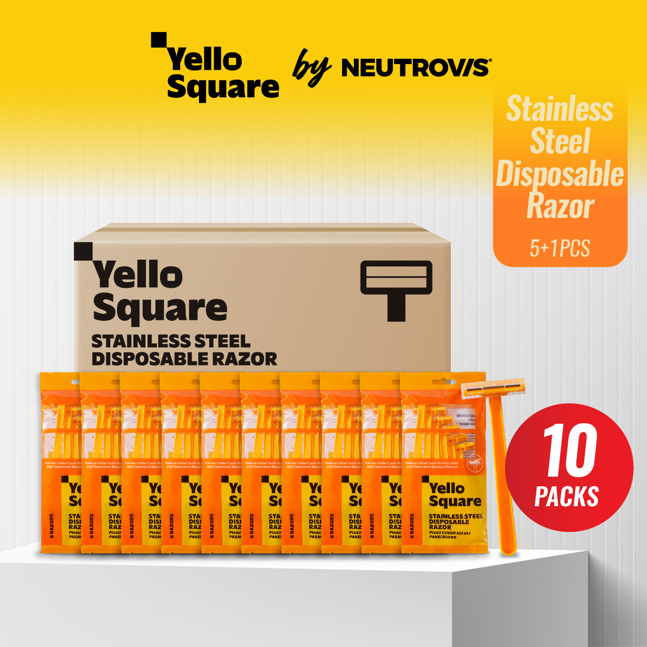 49.9% Drop: Yello Double-Blade Razor