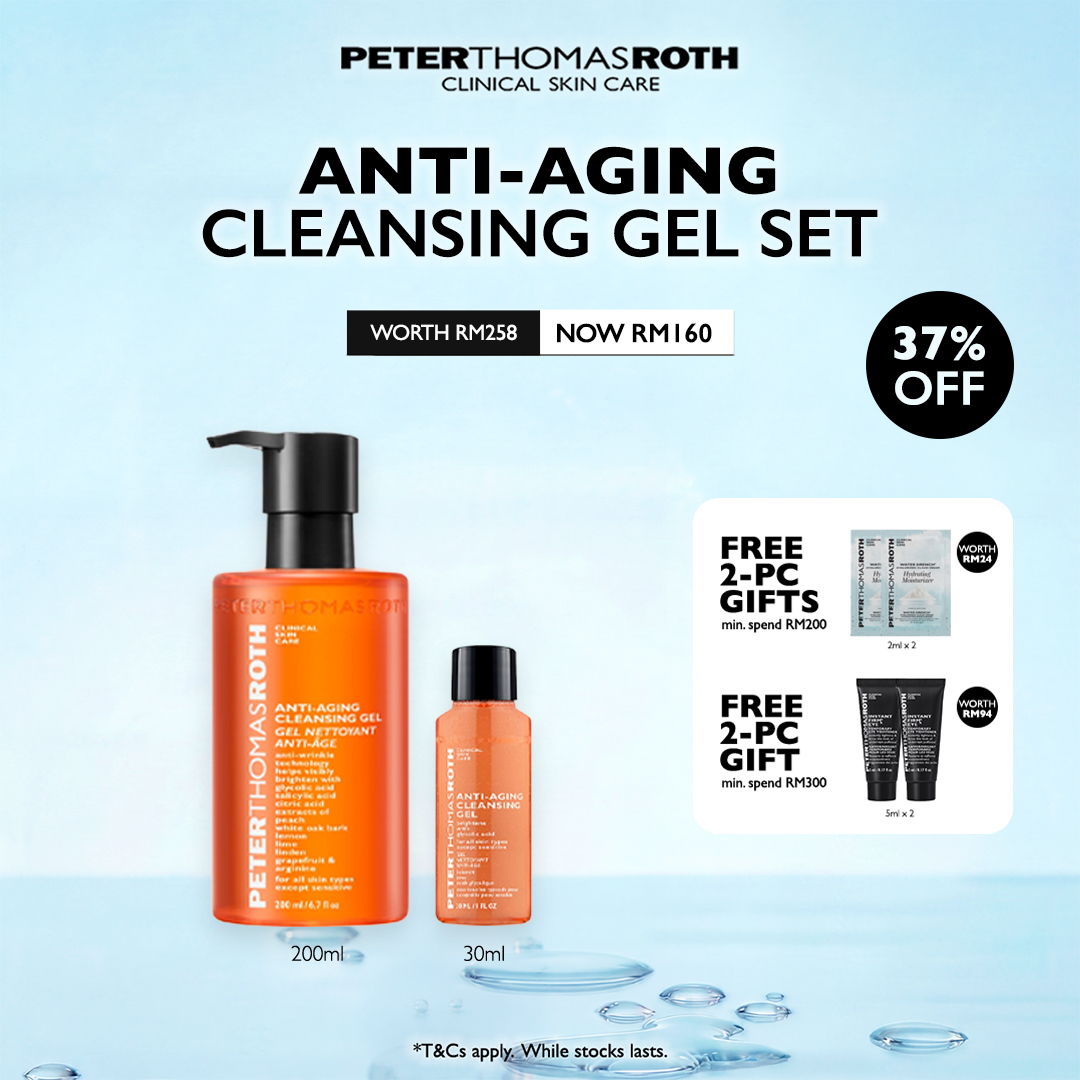 38% Drop: PTR Anti-Aging Cleanser Set