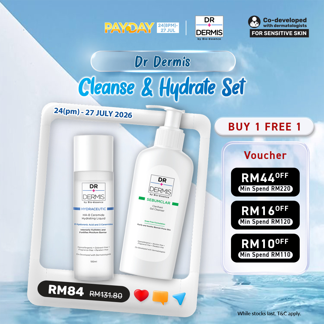 36% Drop: Dr Dermis Cleanse Set