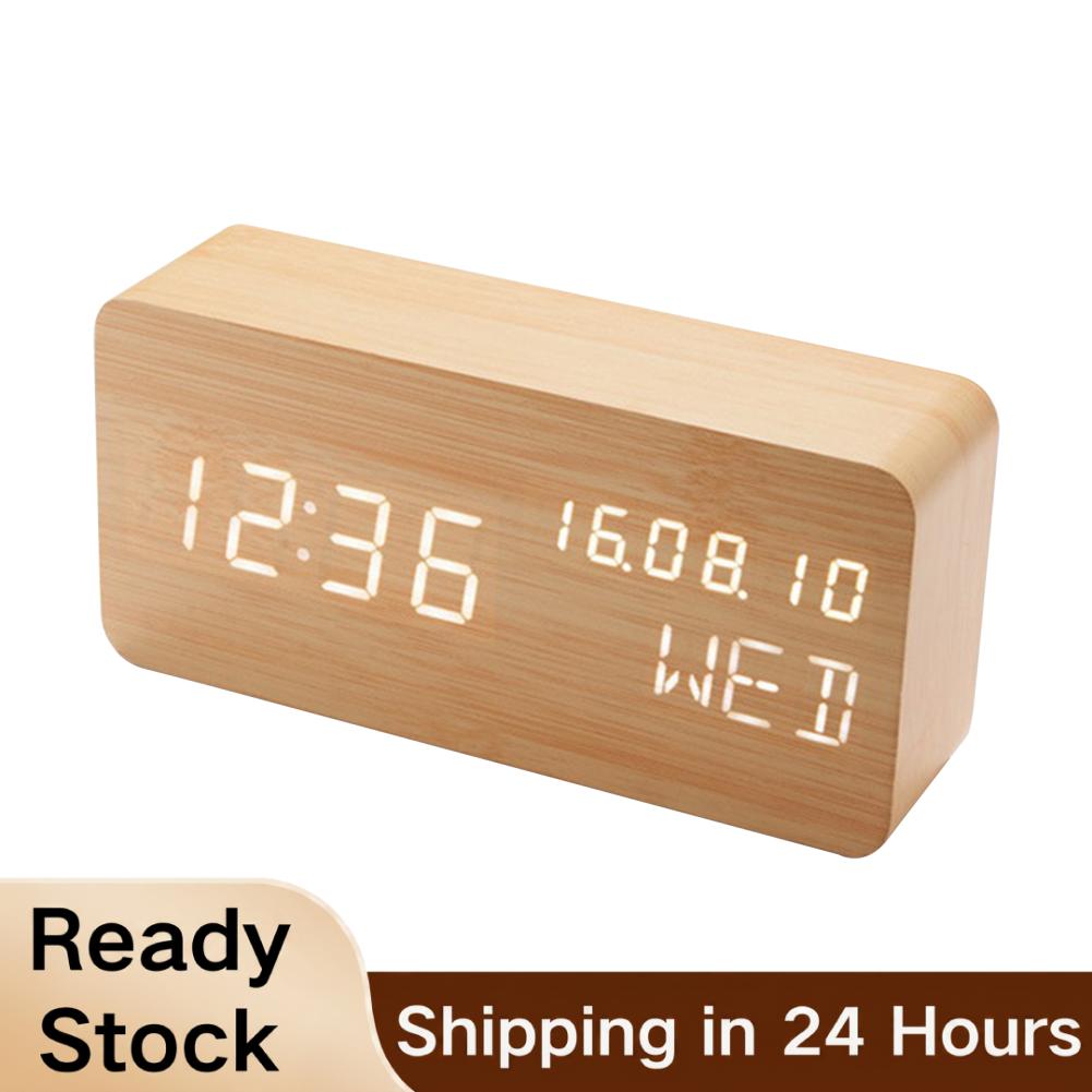 ↓23.6% Desk Wooden Alarm Clock