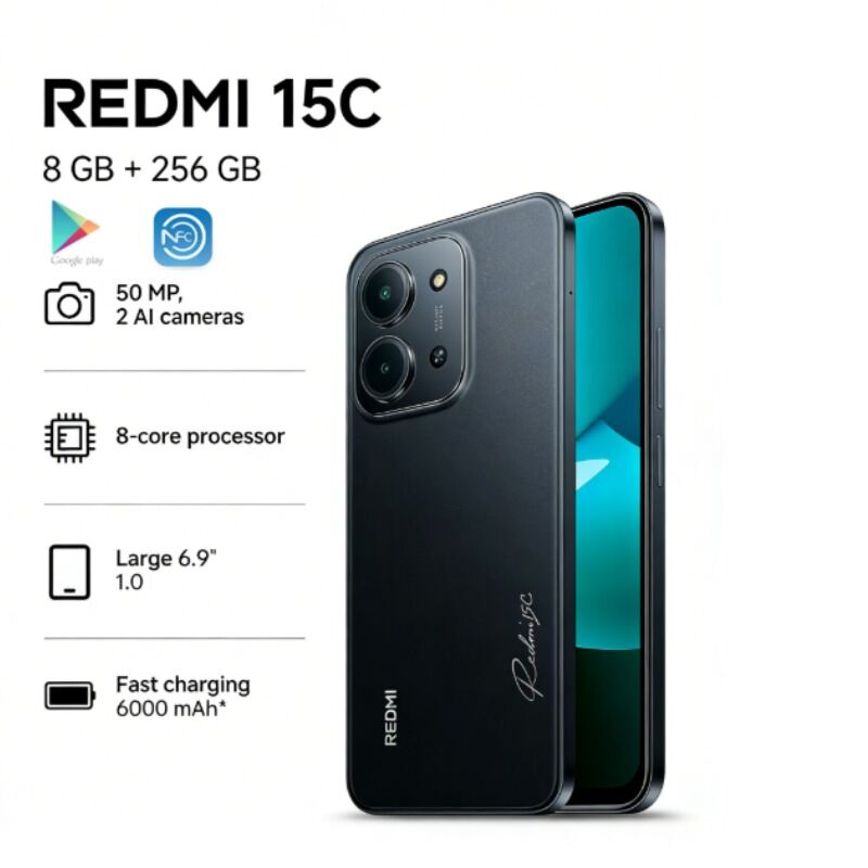 25% Price Drop: Redmi 2026 new REDMI 15C