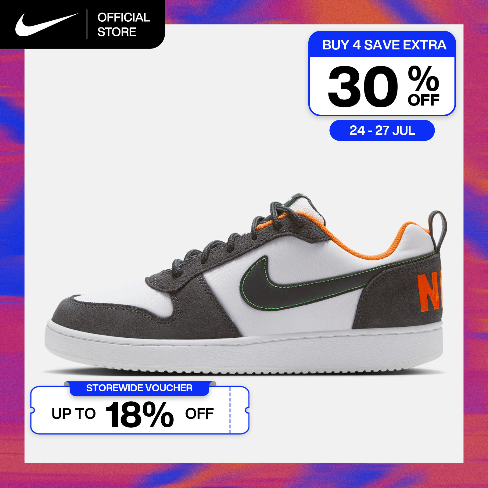 35% drop: Nike Court Borough