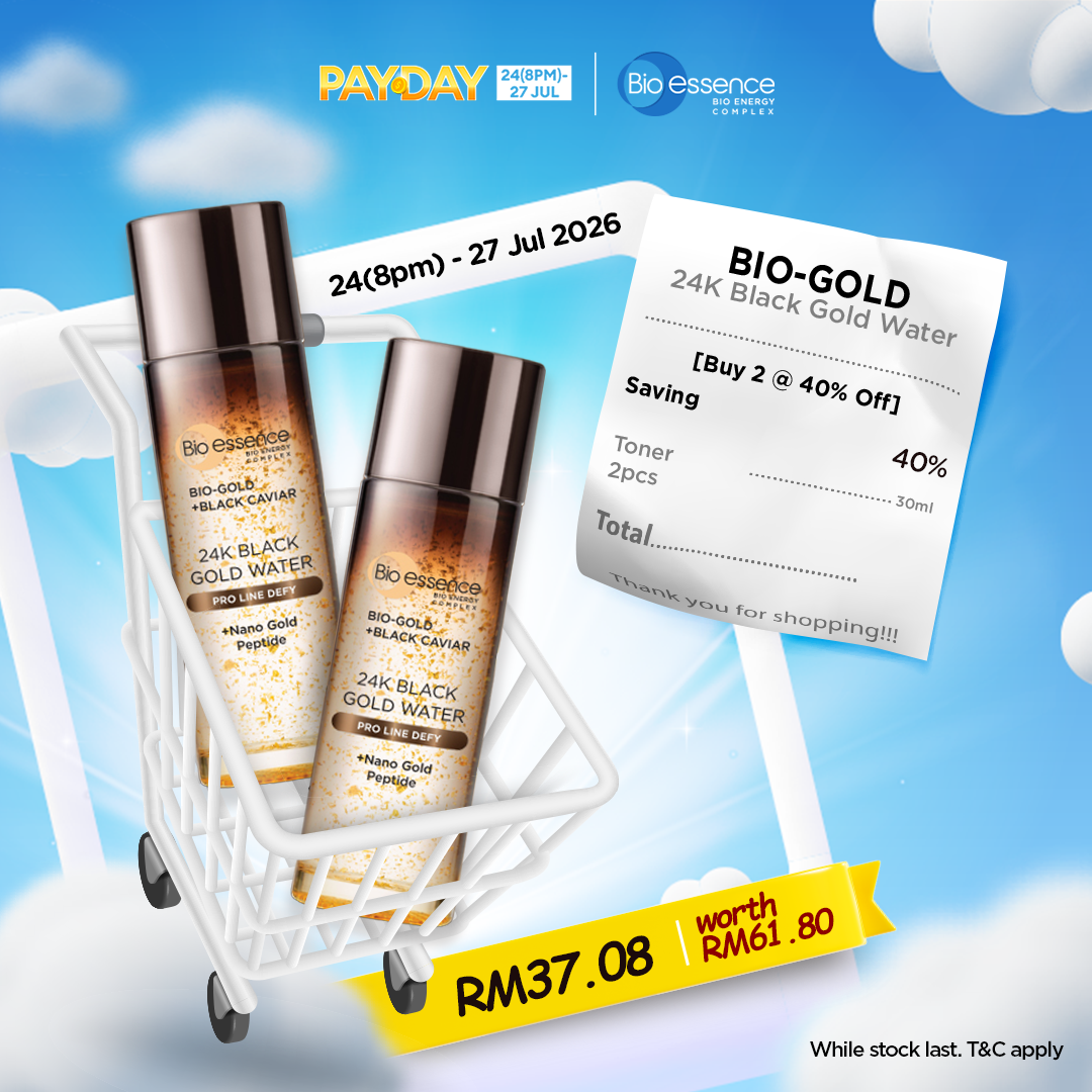 40% Drop: Bio-Gold 24K Black Water