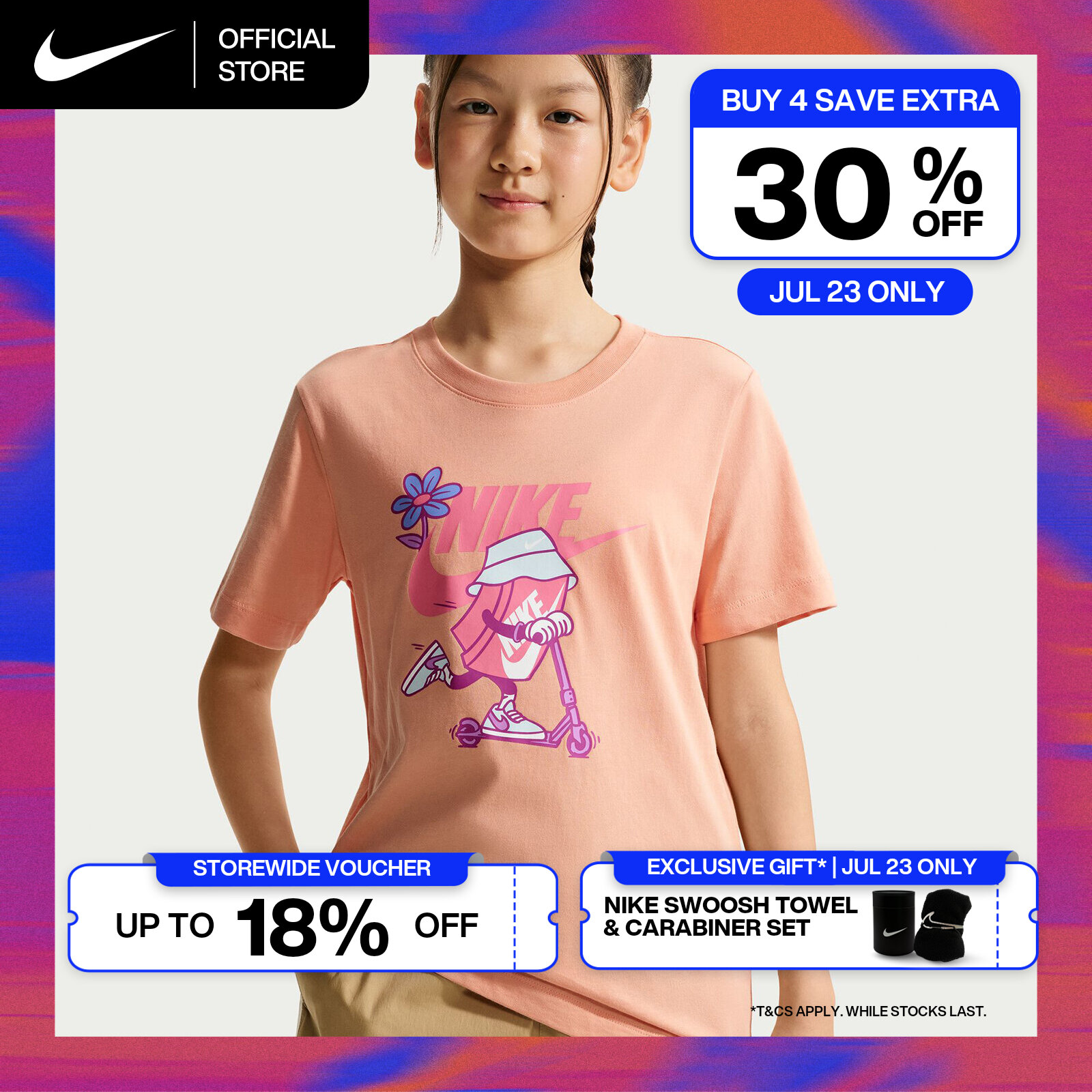 25% Drop: Nike Kids Tee