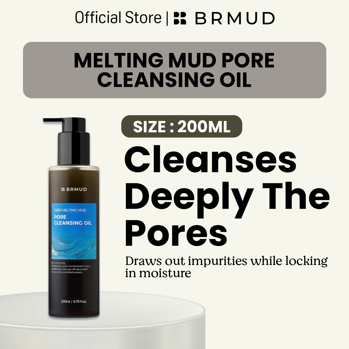 11.8% Drop: BRMUD Mud Cleansing Oil