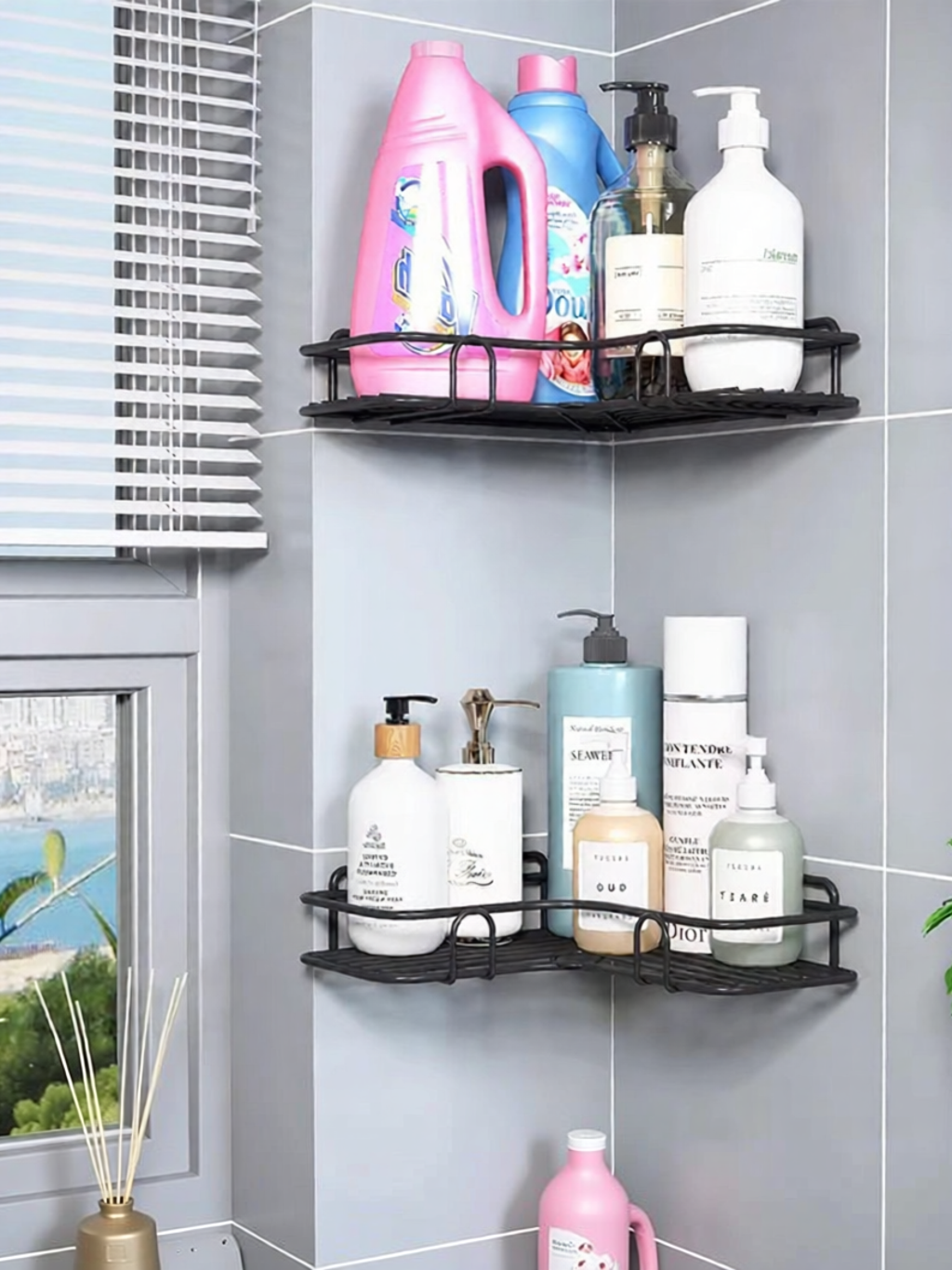 24% Drop: No-Drill Corner Shelf