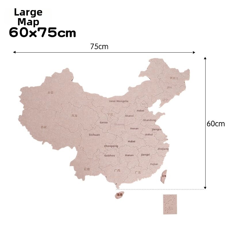 25% Drop: Travel Footprint Felt Board