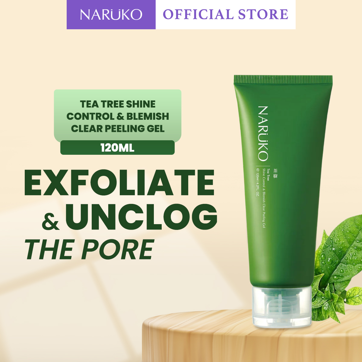 16.7% Drop: Tea Tree Peeling Gel