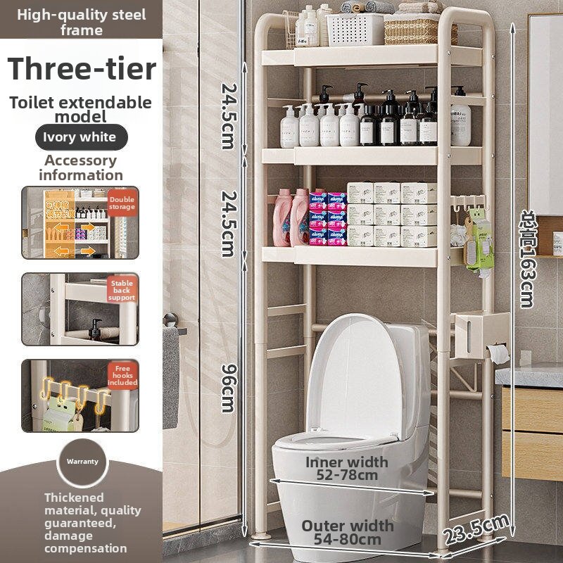 23.9% Drop B&W Toilet Rack