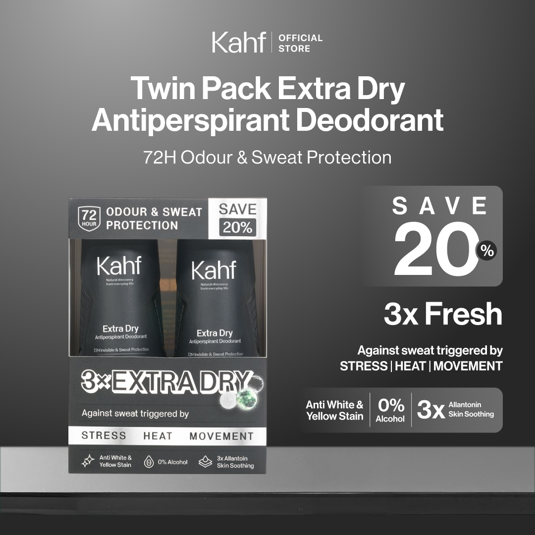 40% Drop: Kahf Twin Pack Deo