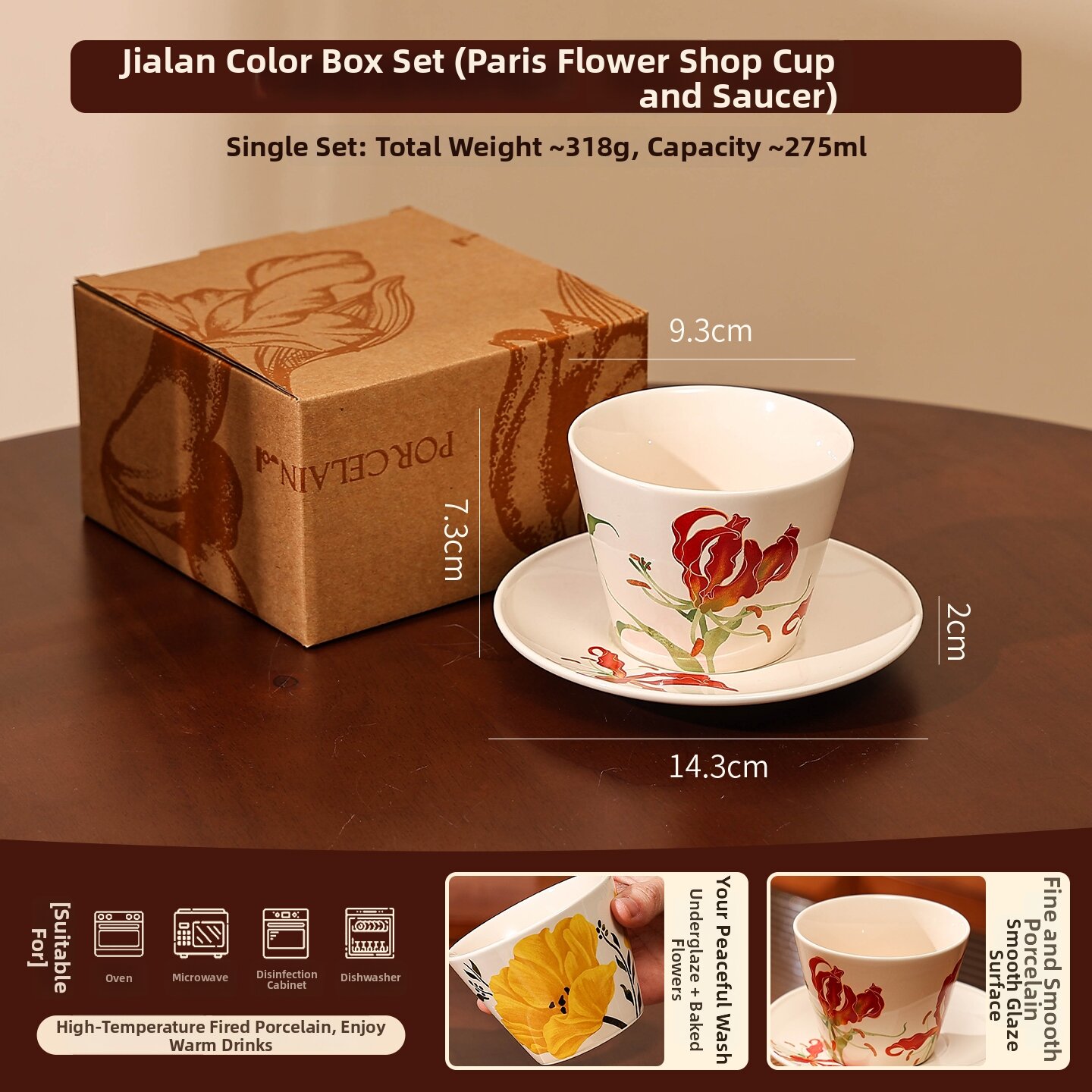 24% Drop Retro Ceramic Mug Set