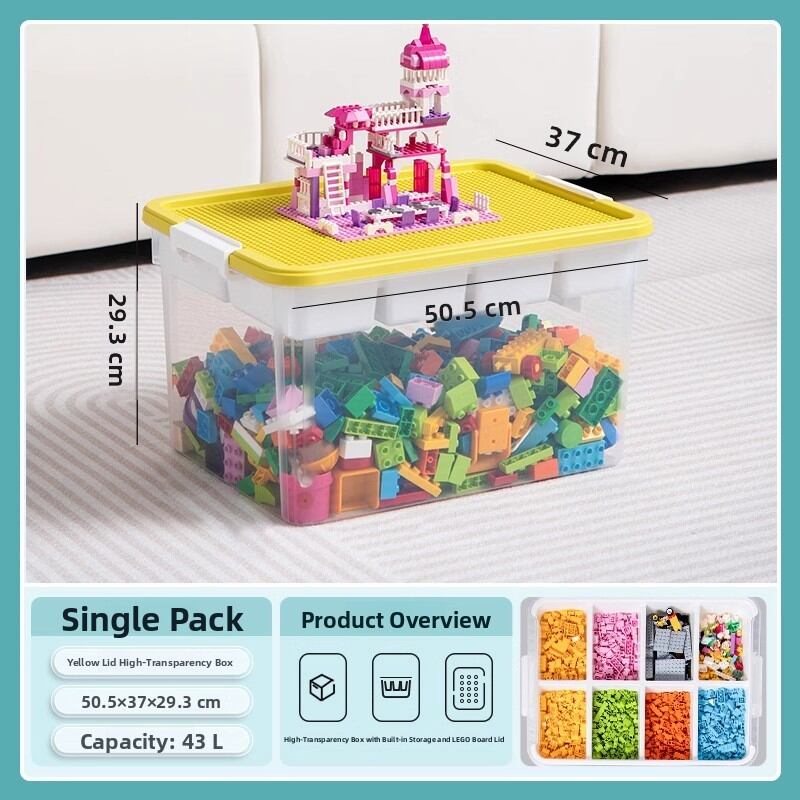 15.5% Drop: Clear LEGO Storage Box
