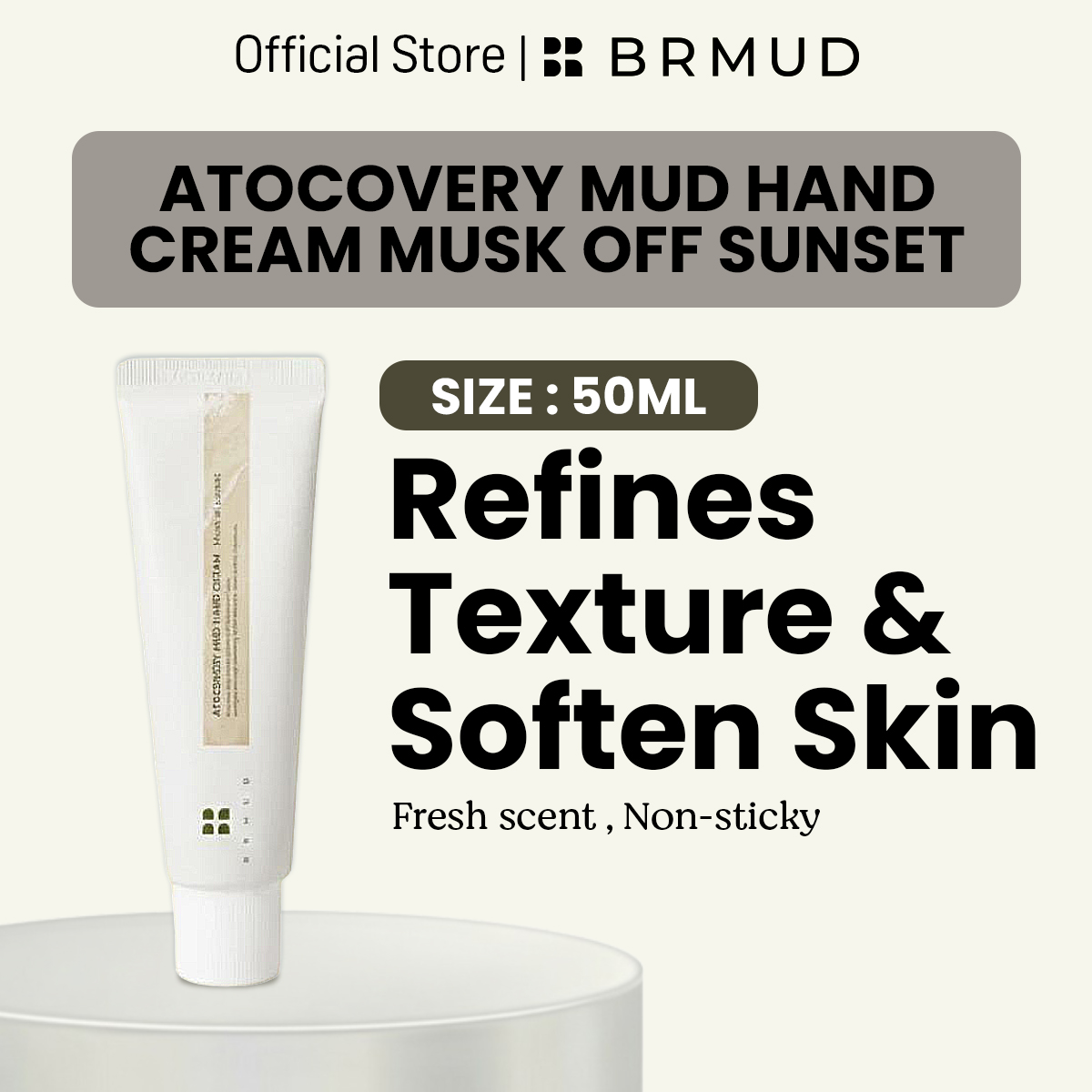 16.7% Drop: BRMUD Mud Hand Cream