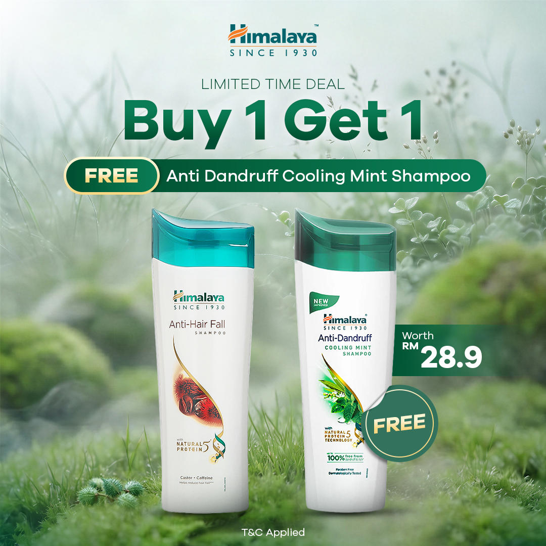 22% drop: Himalaya B1G1 shampoos
