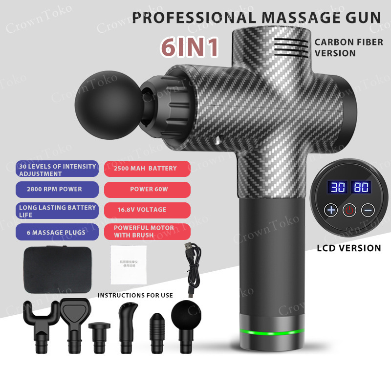 10% Drop: Pro Massage Gun 6in1