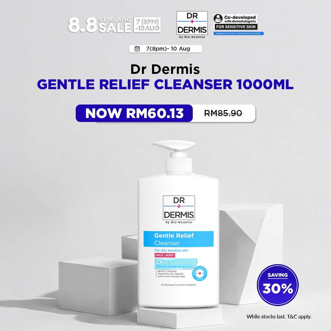 30% Drop on Dr Dermis Cleanser