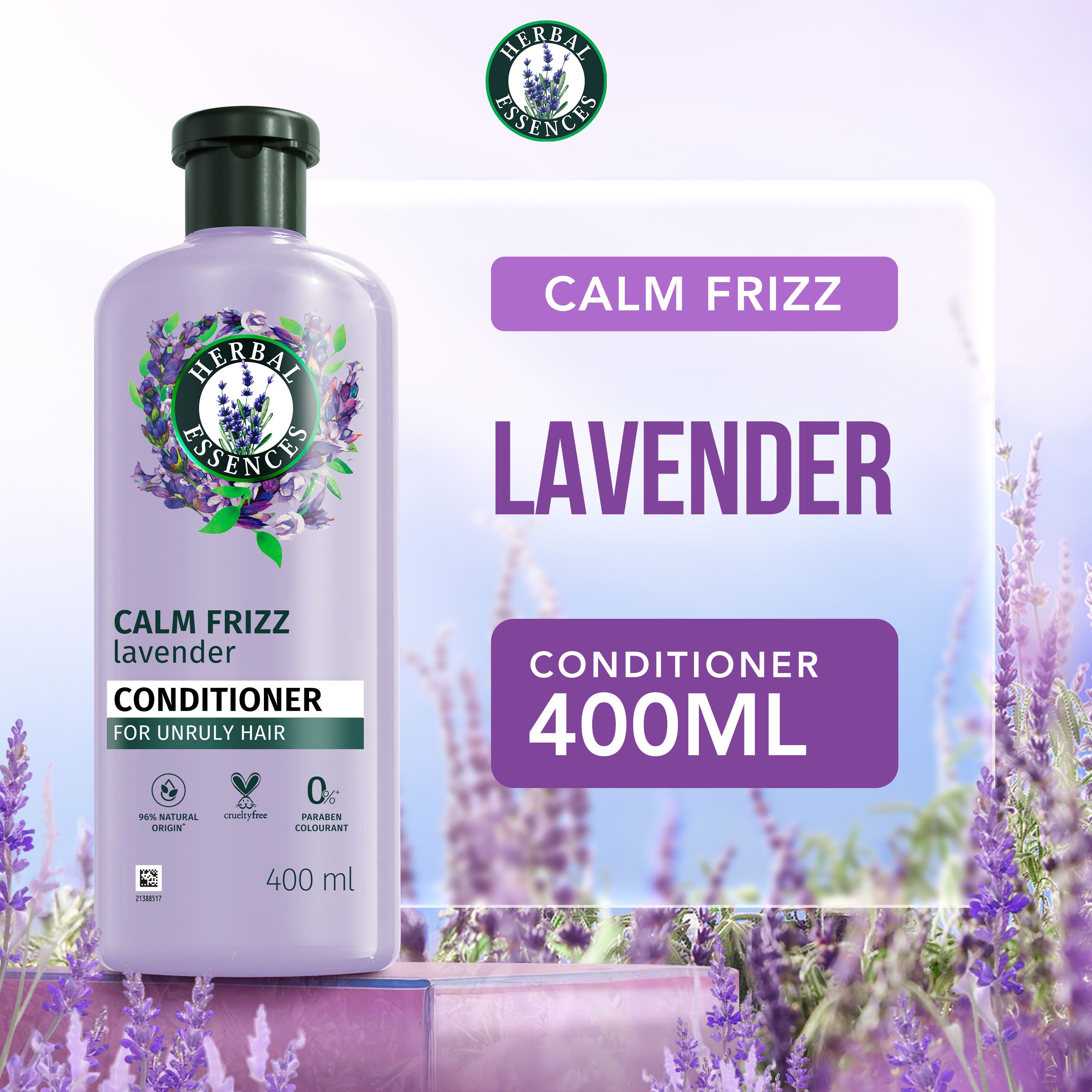 29% Drop: Calm Frizz Lavender 400ml