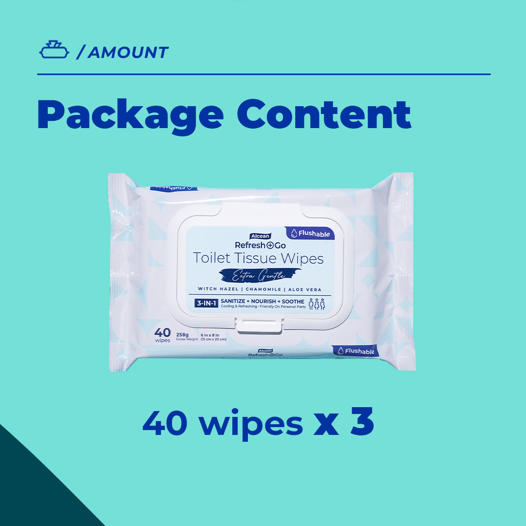 46% Drop: Alcean Flushable Wipes