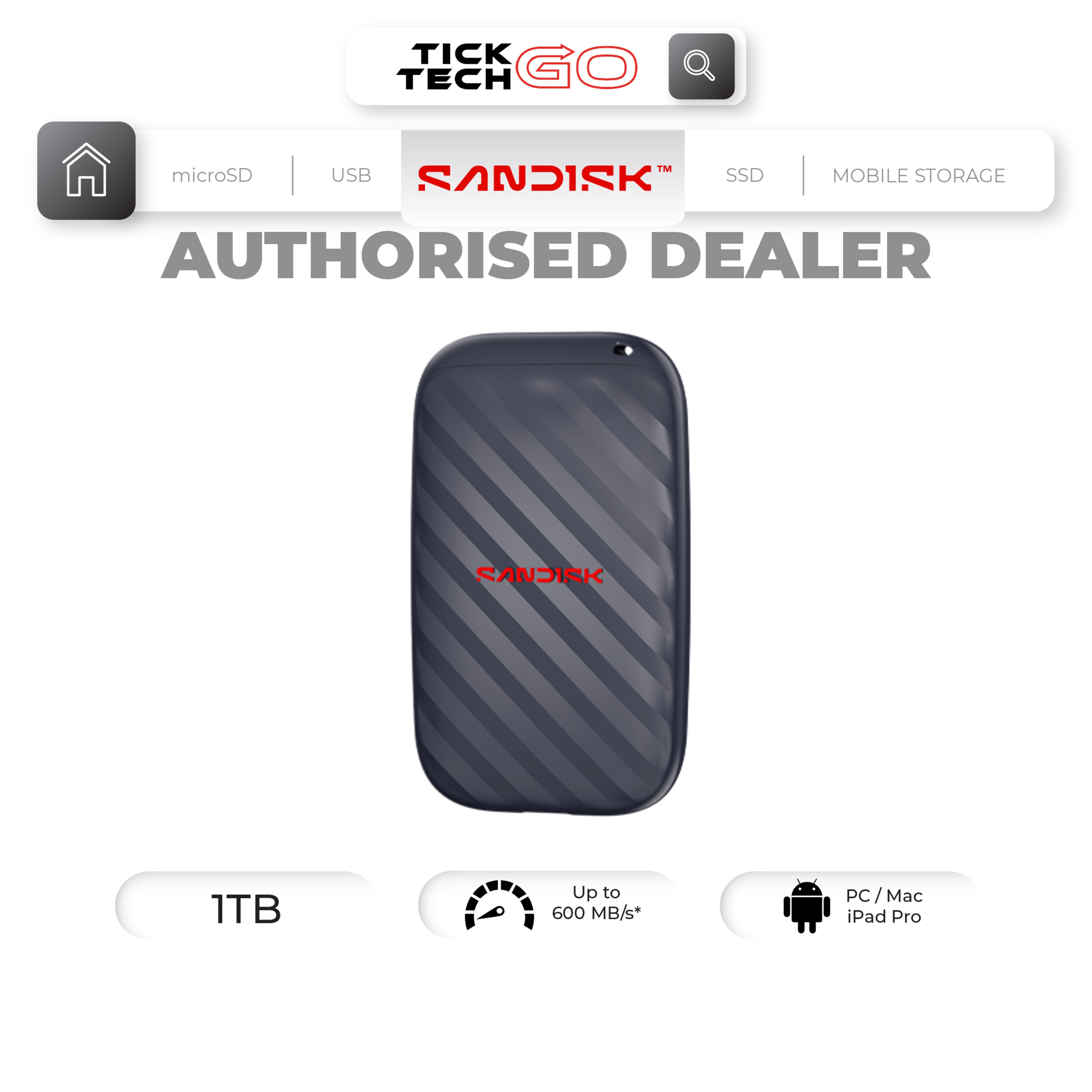 55% Price Drop: SANDISK® Portable Drive