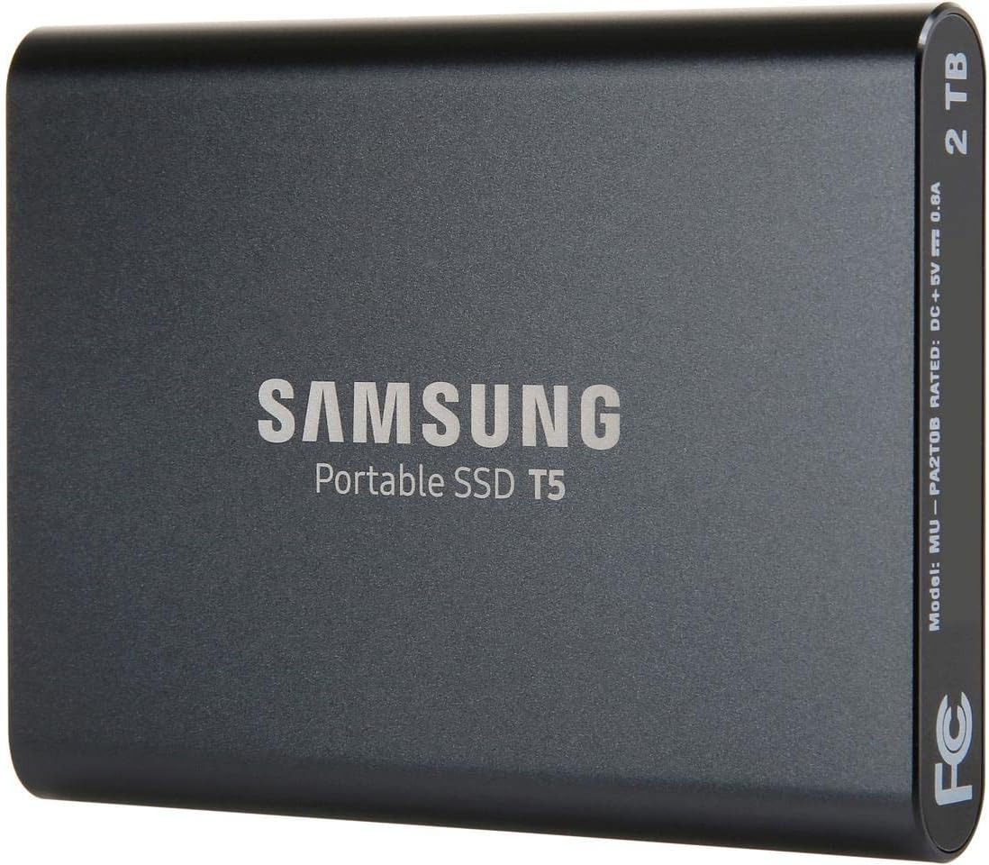 50% Price Drop: SAMSUNG T5 Portable SSD 2TB (MU-PA2T0B/AM)