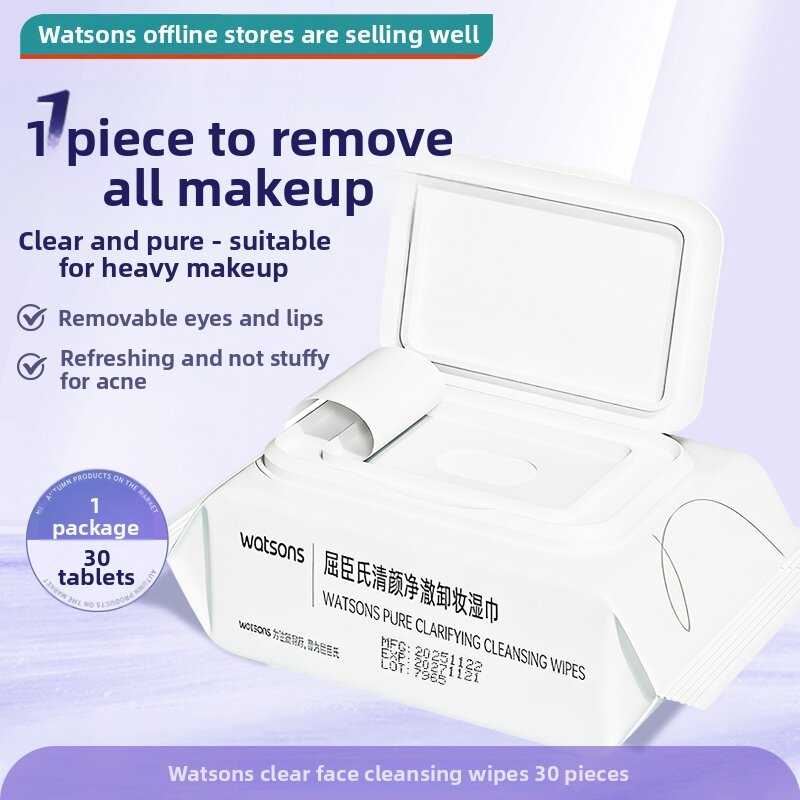 10.5% Drop on Watsons Remover Wipes