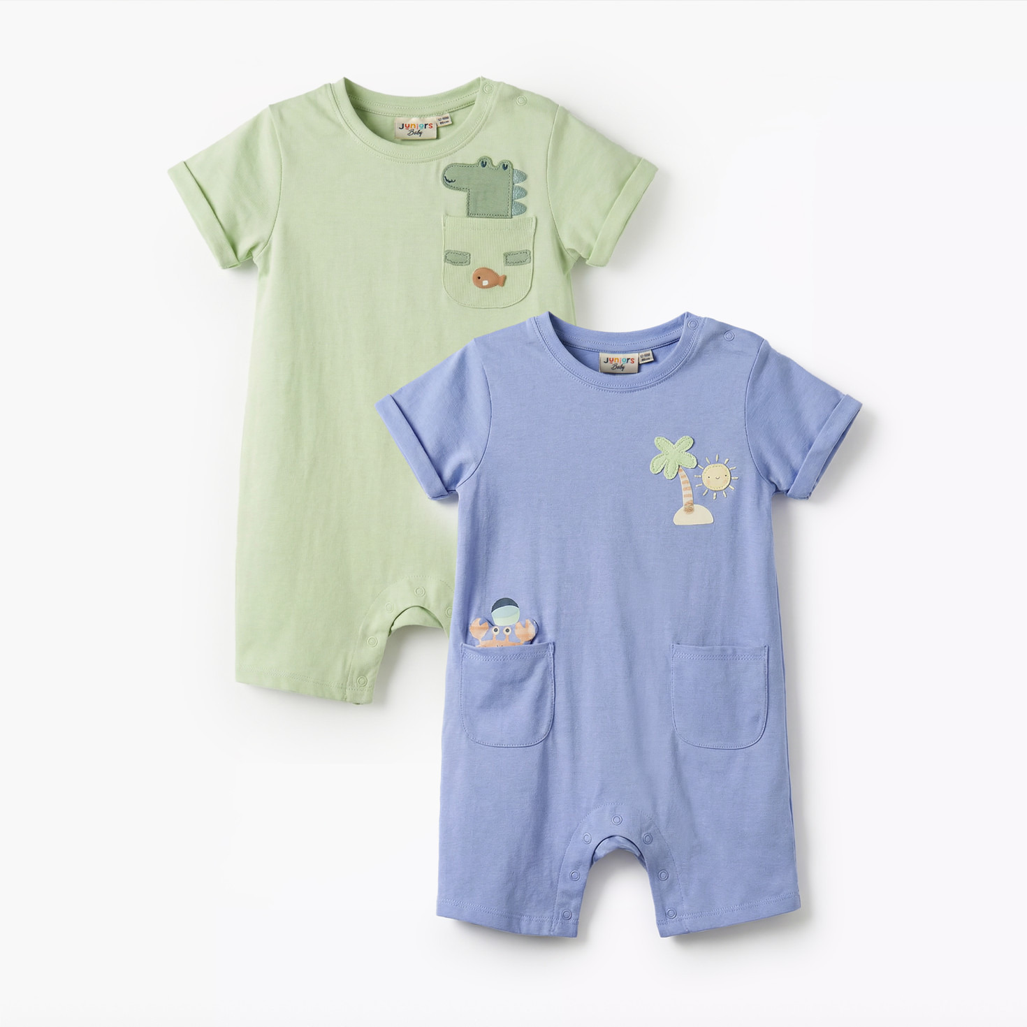 10% Drop: Pack of 2 Baby Rompers