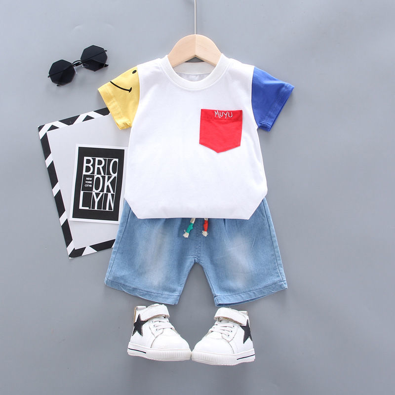 17.4% Drop: Boys Tee & Shorts Set