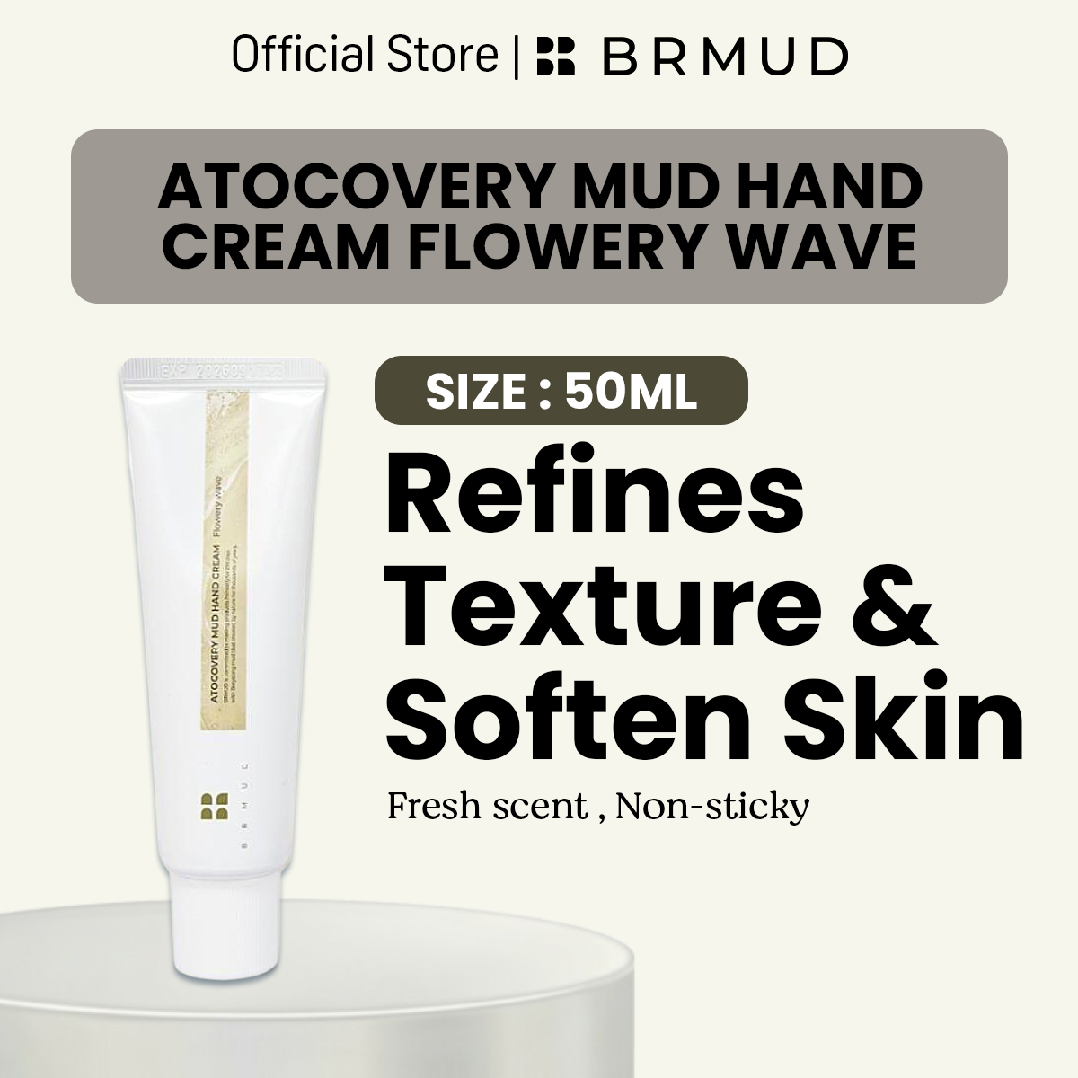16.7% Drop: BRMUD Mud Hand Cream