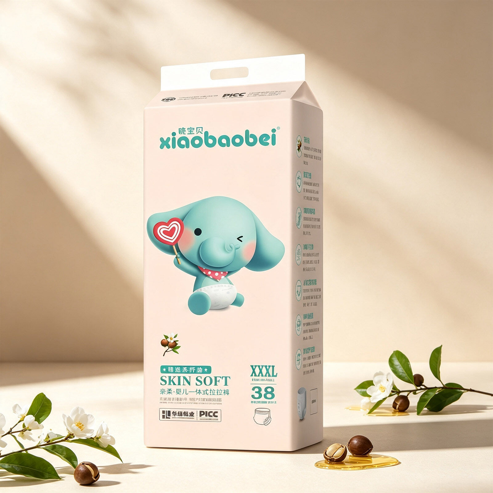 Drop 42.3%: Anti-Bacterial Baby Diapers