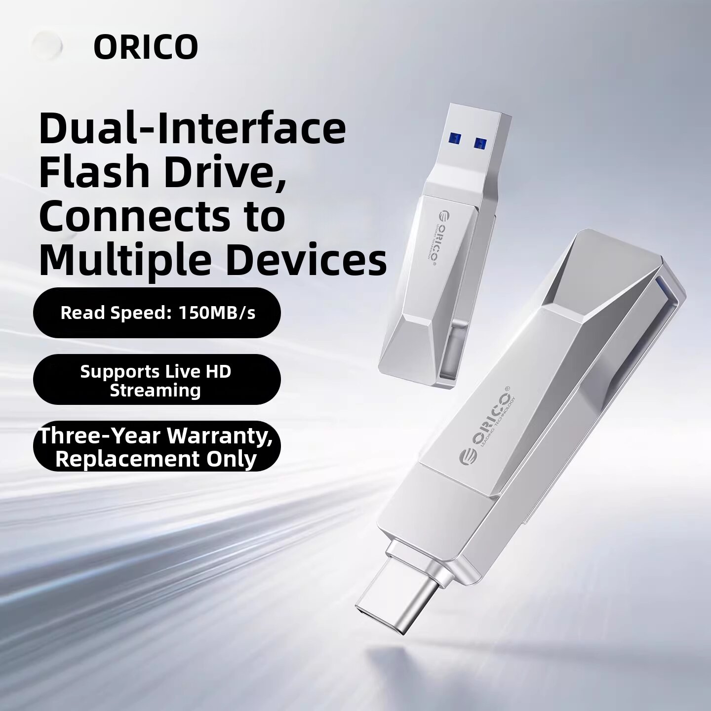 10.6% drop: ORICO 128G Dual-Interface