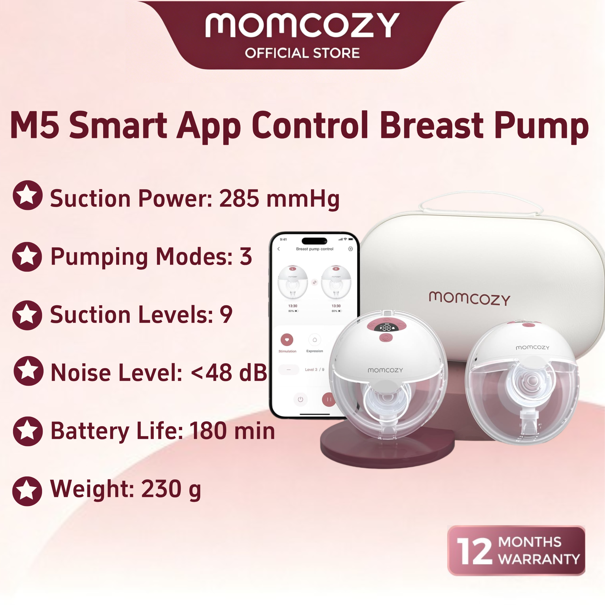 -12.1%: Momcozy M5 Wearable Pump