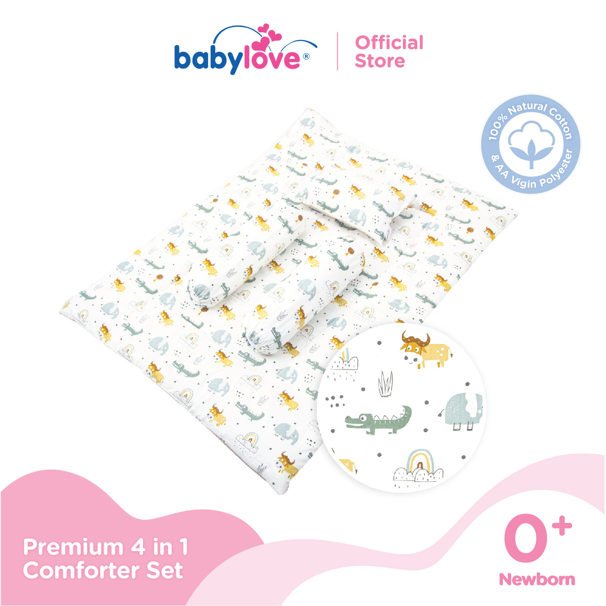 10% Drop: Babylove 4-in-1 Comforter Set