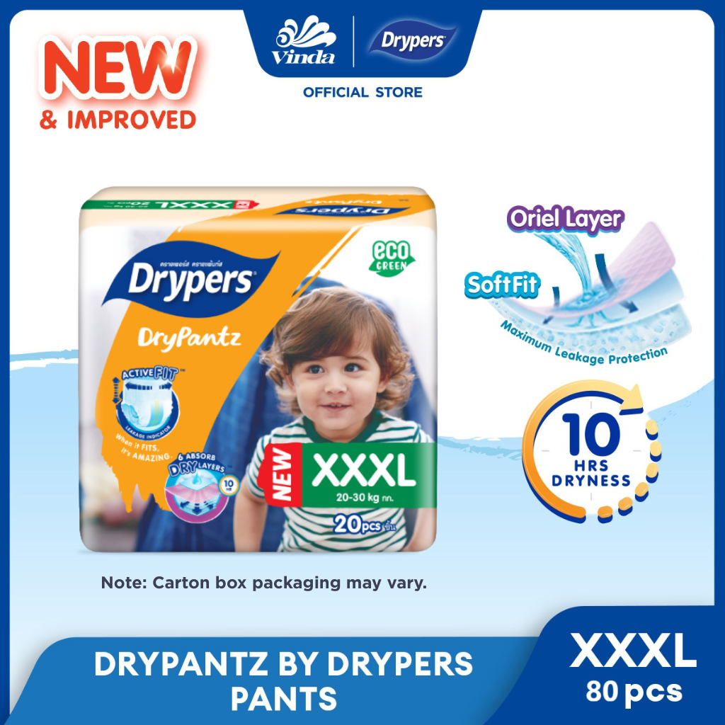 13% Drop: Drypers DryPantz 4-Pack