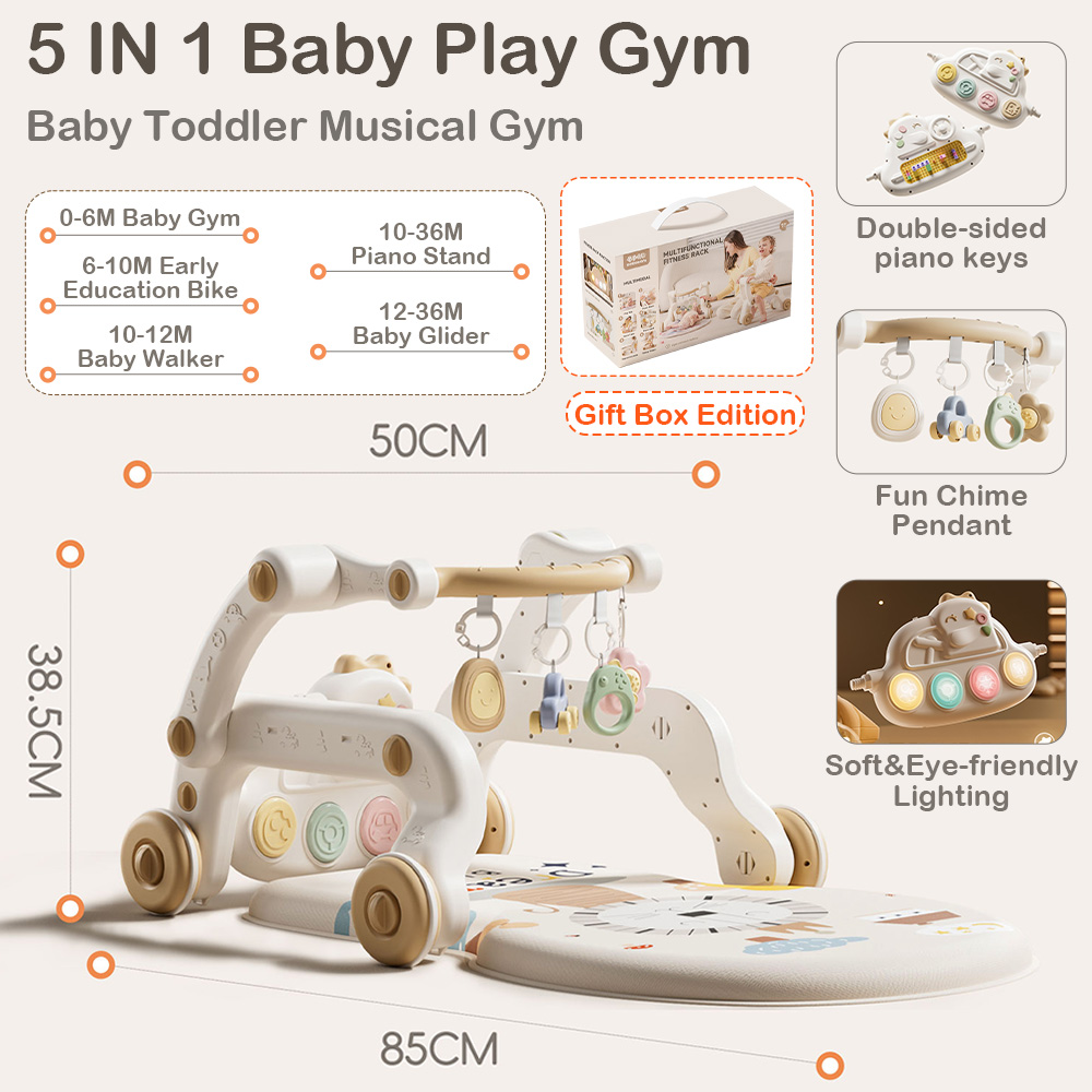 Drop 19.6%: 5-in-1 Baby Play Gym