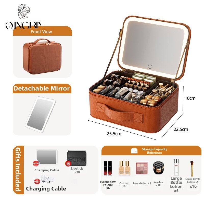 Drop 7.9%: QINGBINJIAJU LED Makeup Bag