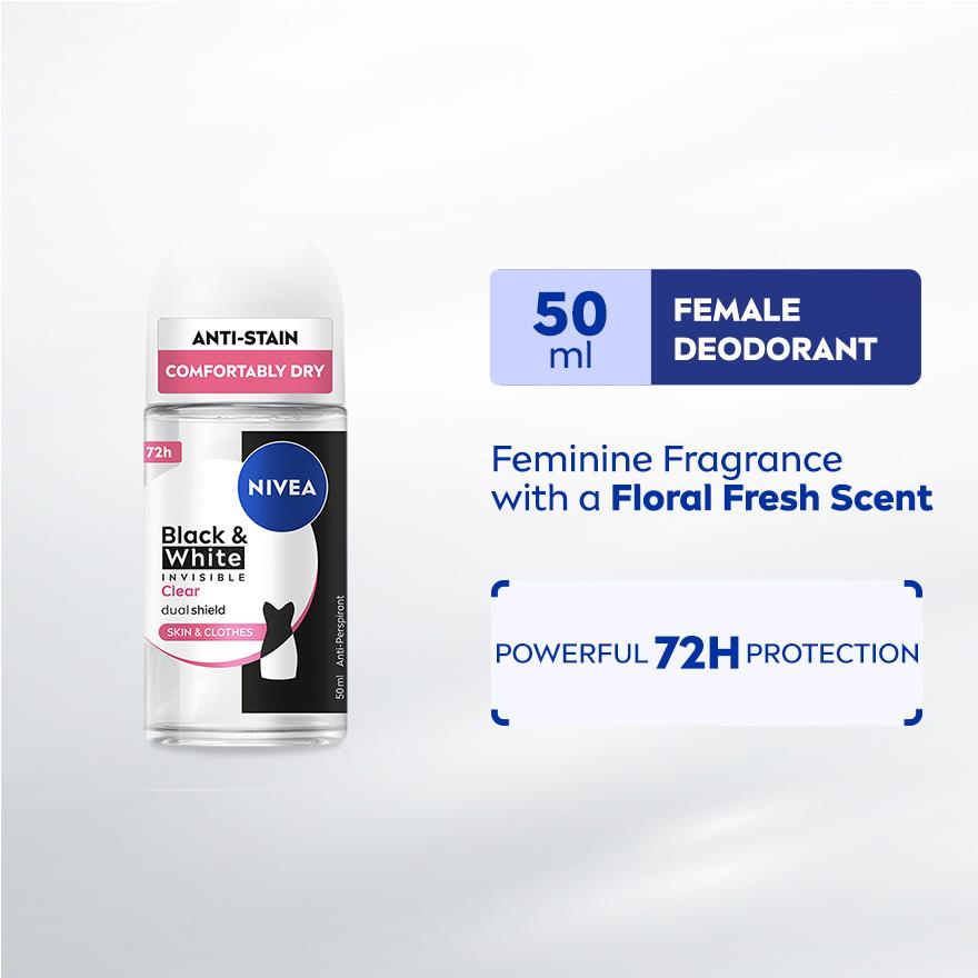Drop 6.7%: NIVEA B&W Clear Roll-On 50ml