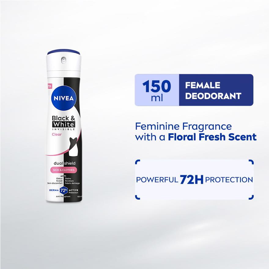 Drop 6.7%: NIVEA B&W Clear Spray 150ml