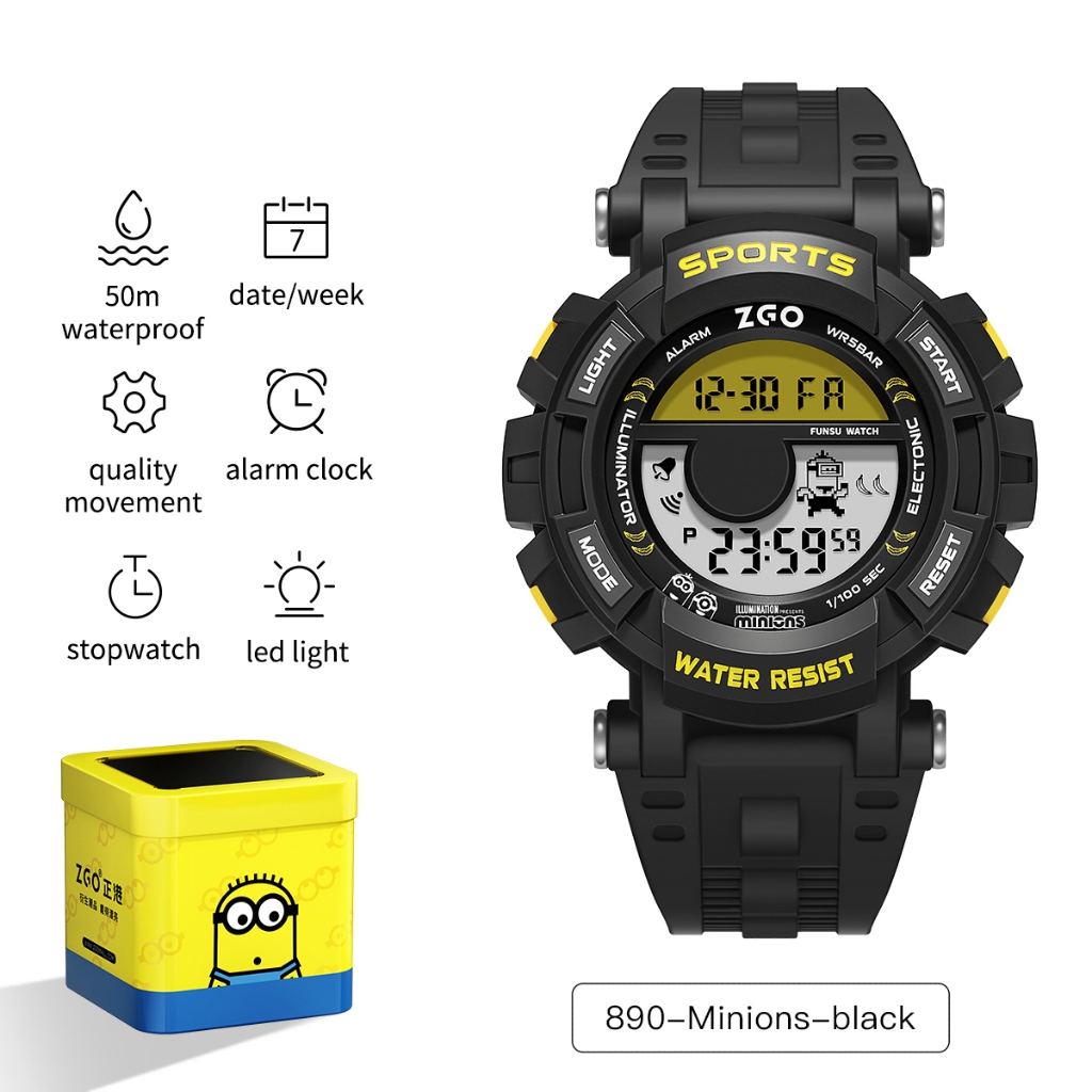 34.8% drop: ZGO Minions Boys Watch