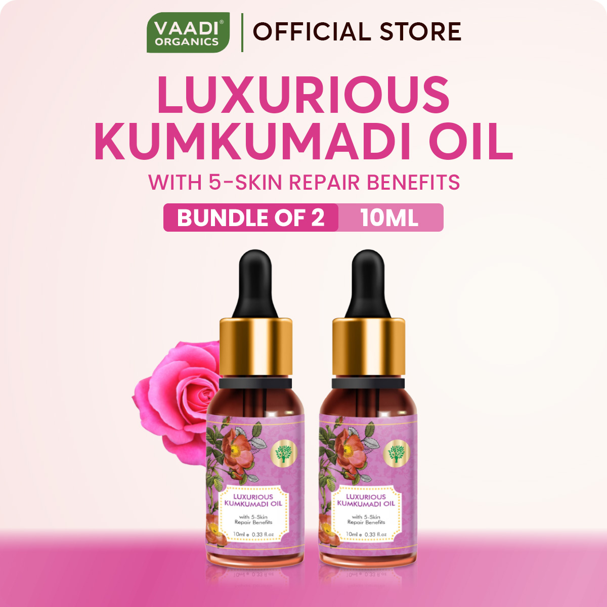 20% Drop: Vaadi Kumkumadi Oil Bundle