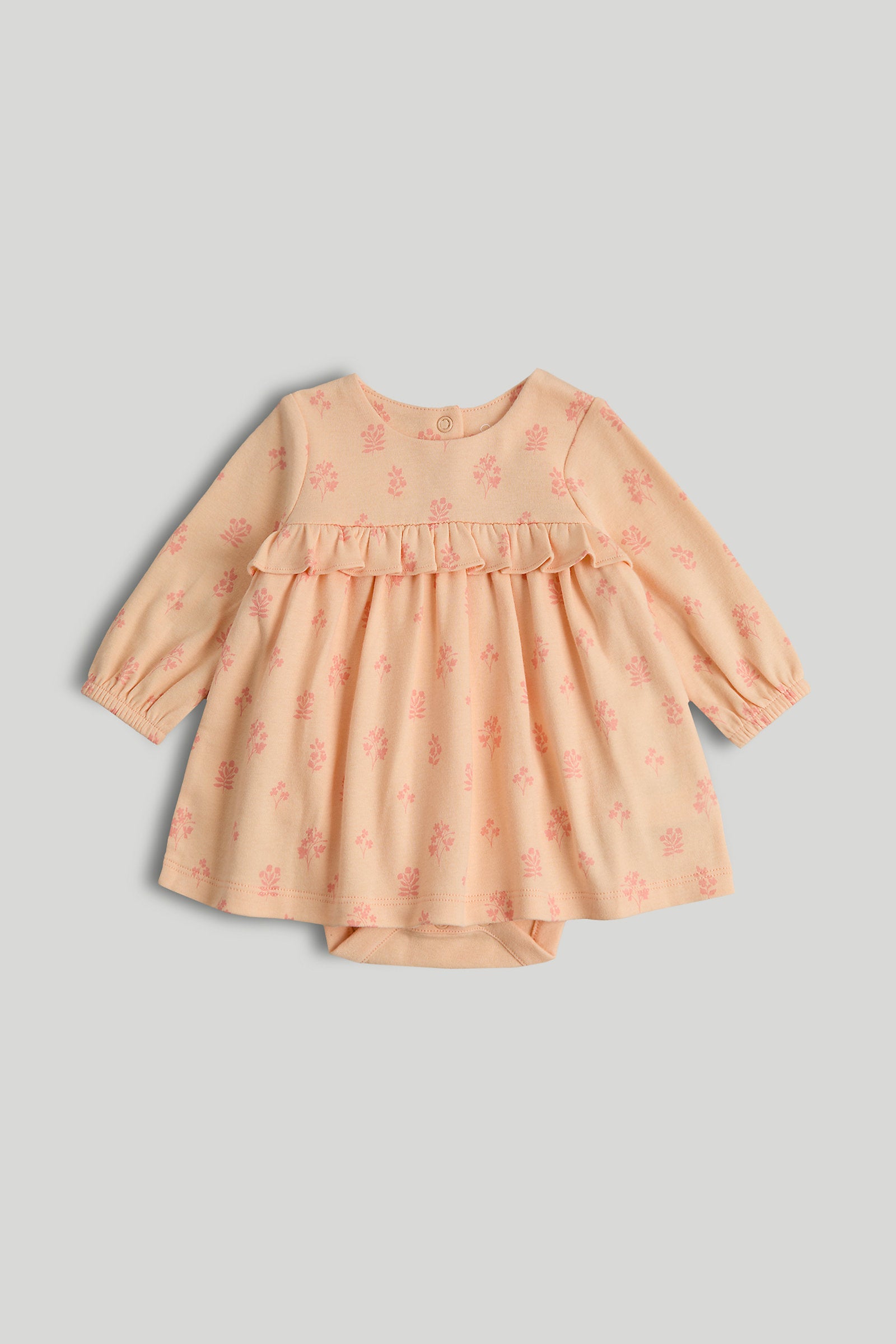 Drop 33%: Mothercare Peach Floral Romper