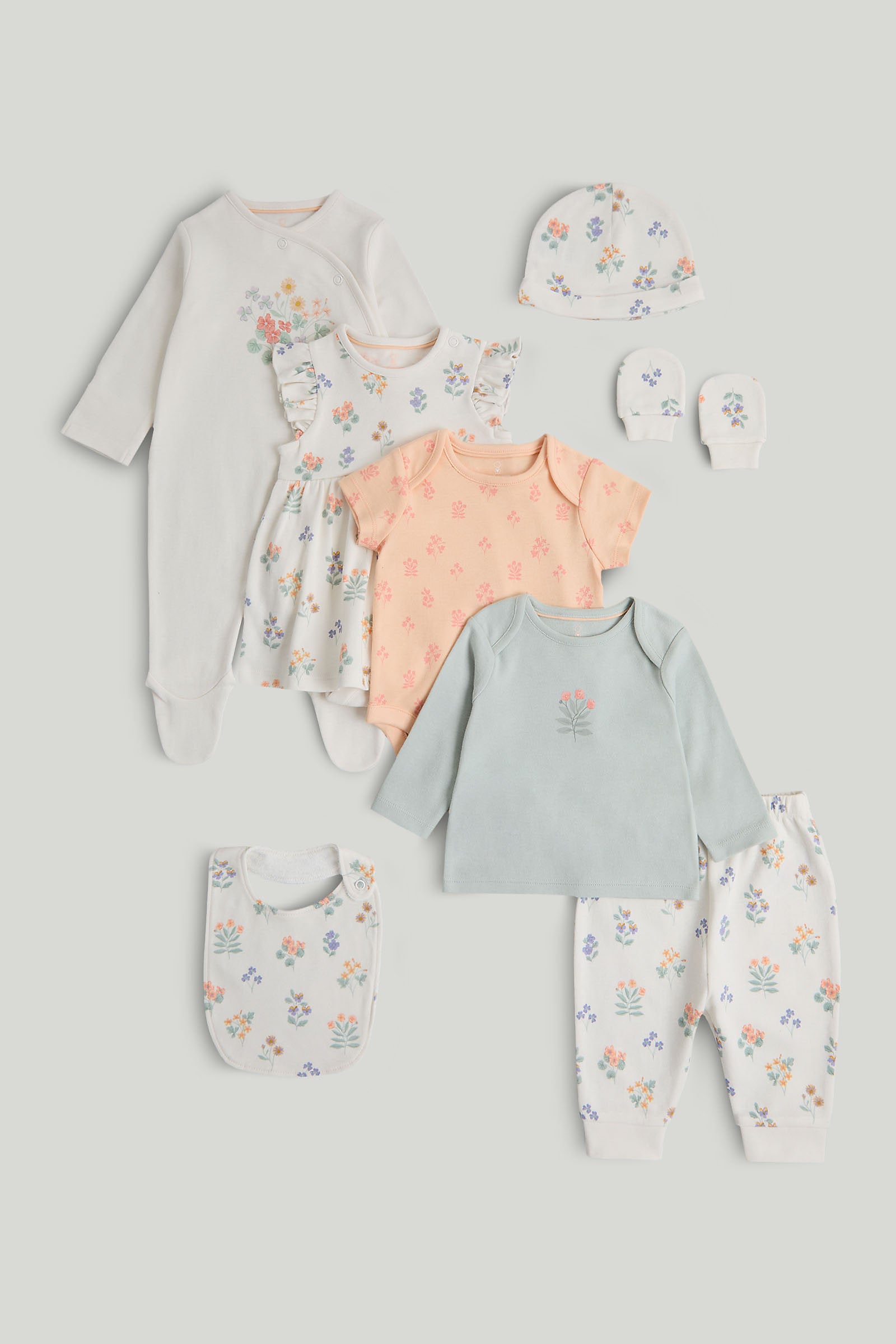 33.2% Drop: Mothercare Floral 8-Pc Set