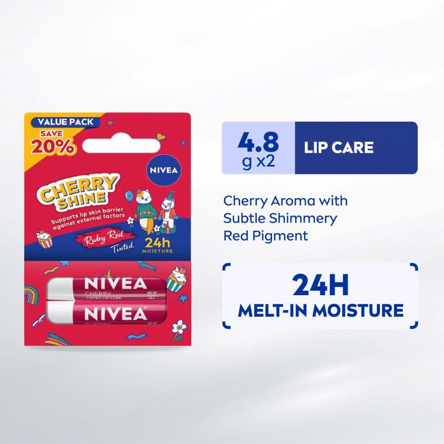 Drop 5.6%: NIVEA Cherry Lip Balm x2