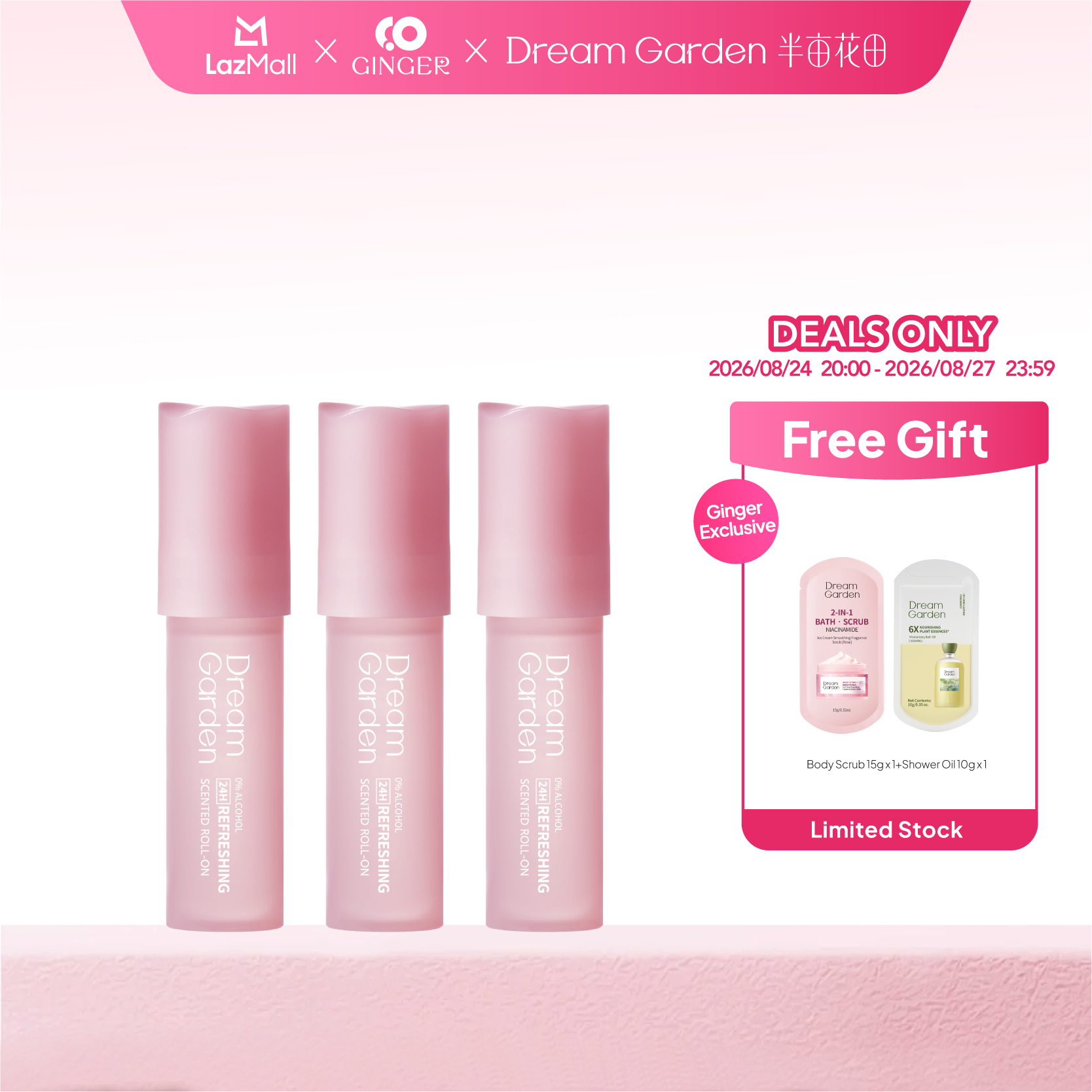 15.3% Drop – DREAM GARDEN Deodorant Duo