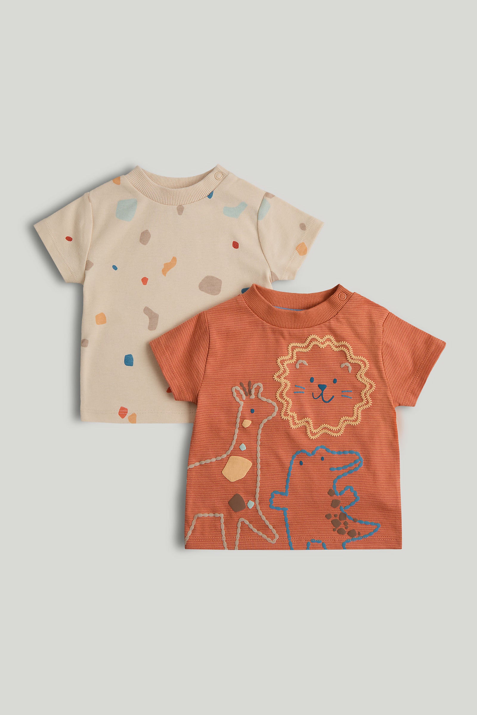 32.8% Drop: Mothercare 2pk Safari Tees