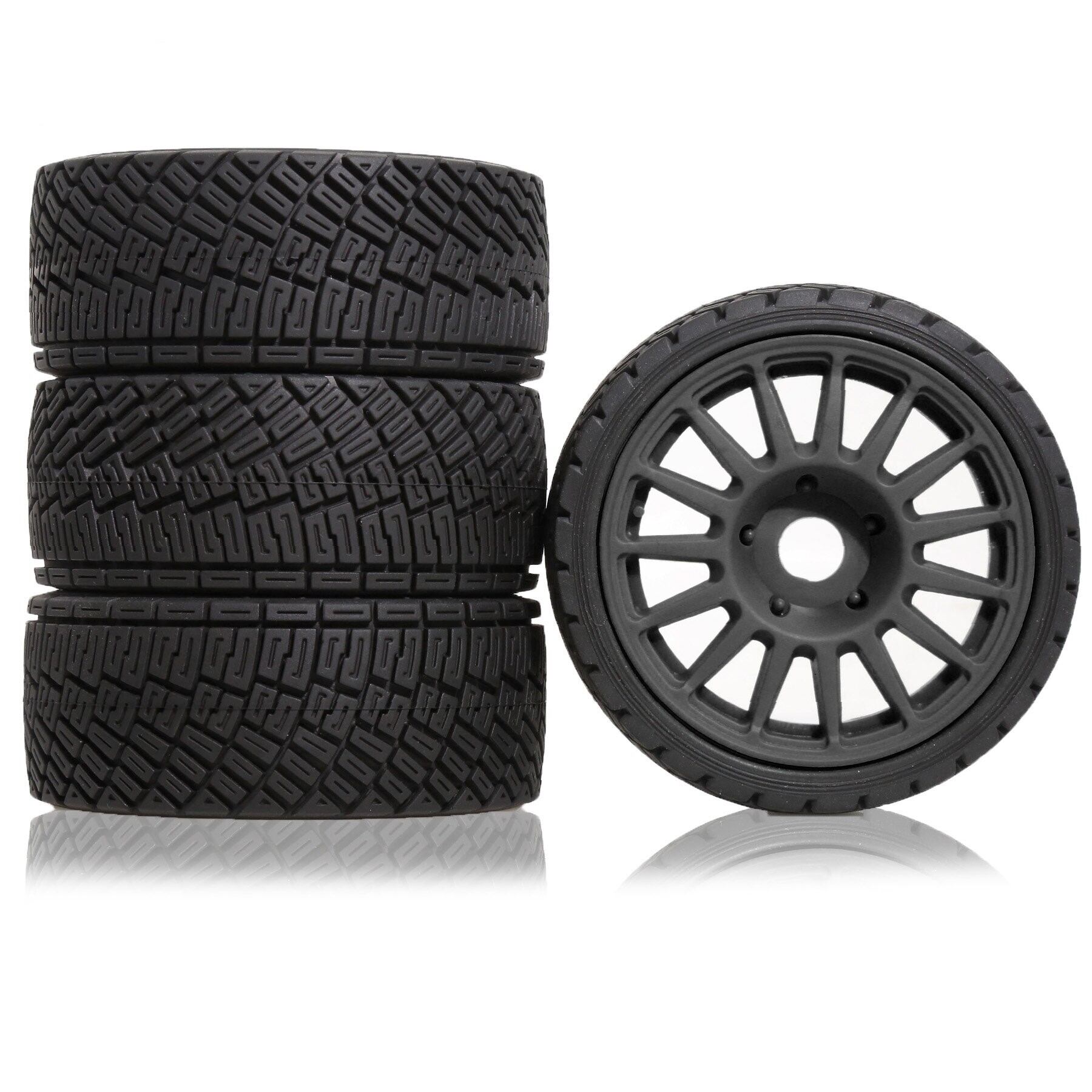 8.5% Drop: 1/8 Rally Tires & Rims Set