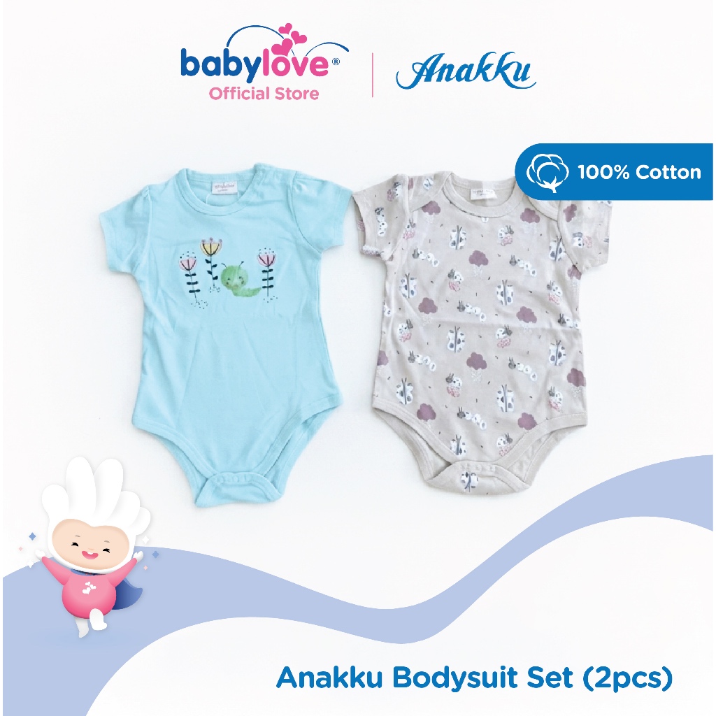Dropped 10%: Anakku 2-Pack Bodysuits