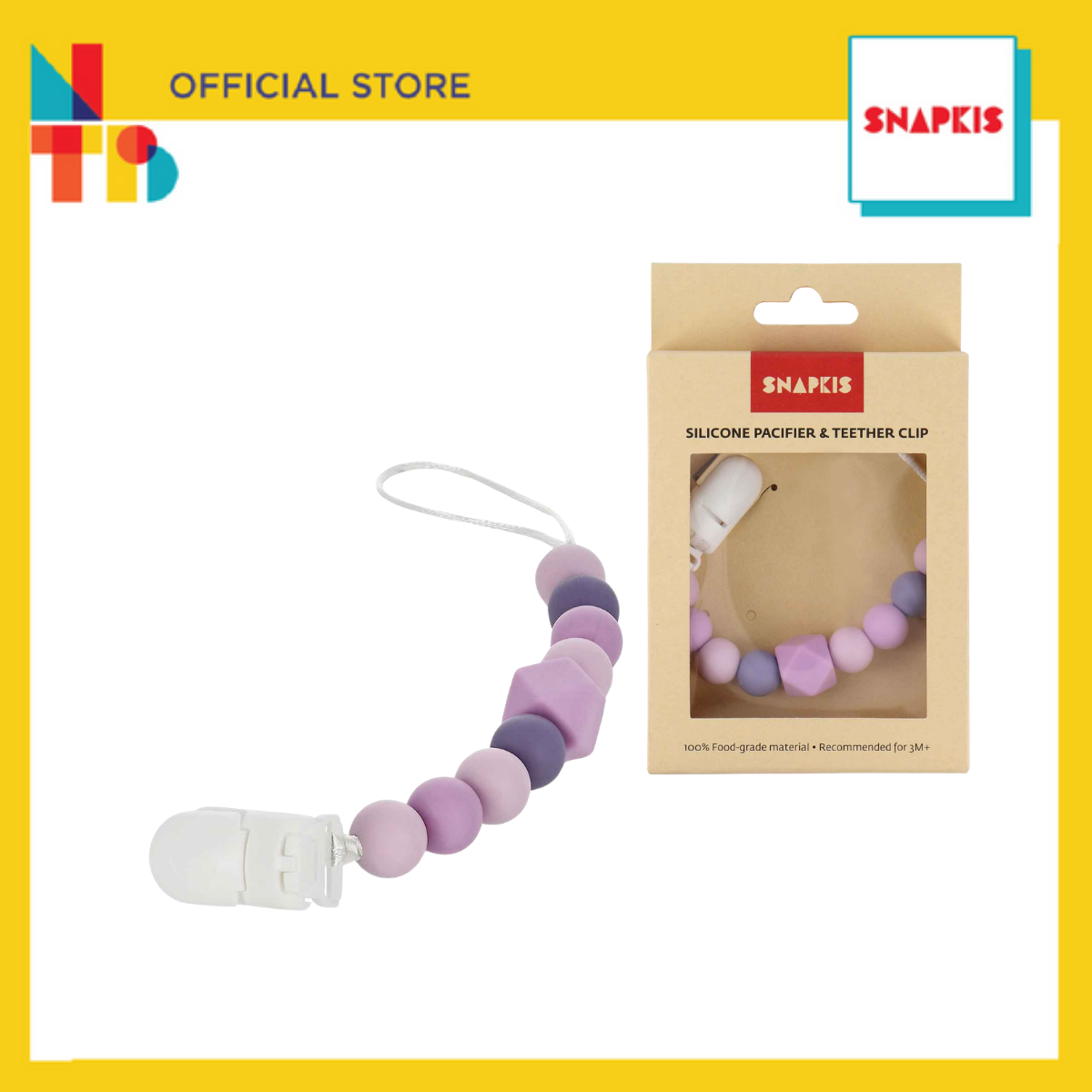 10.5% Drop: Snapkis Pacifier Clip