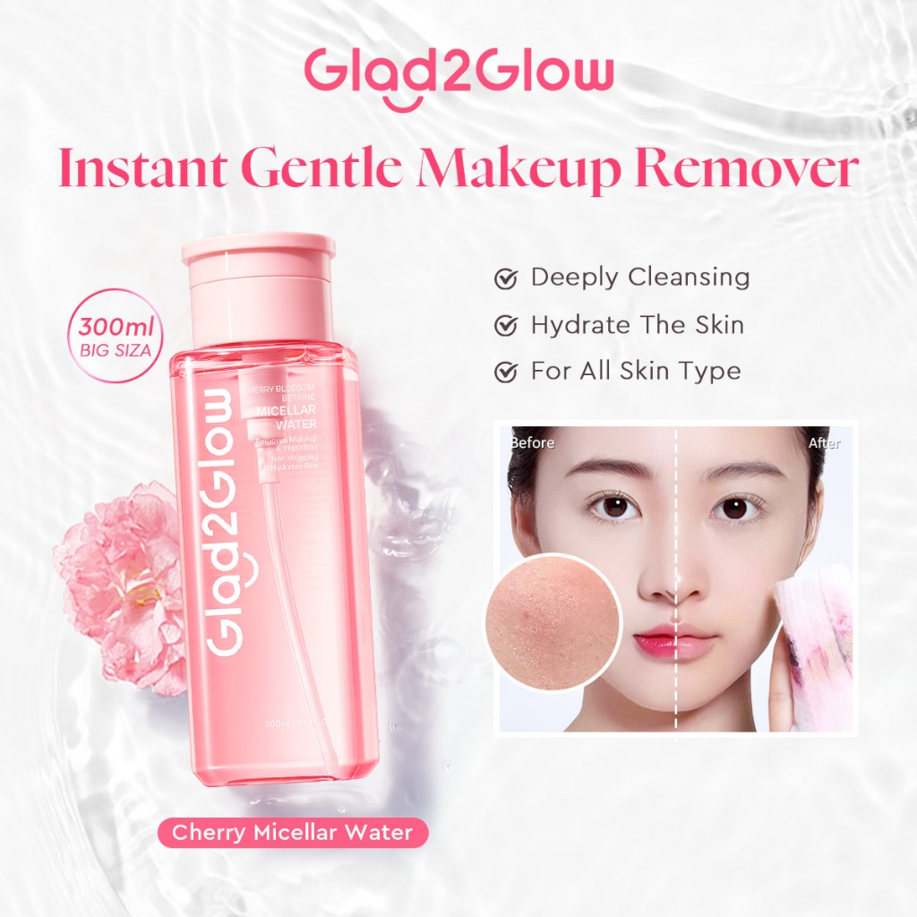 7% Drop: Glad2Glow Micellar Water 300ml