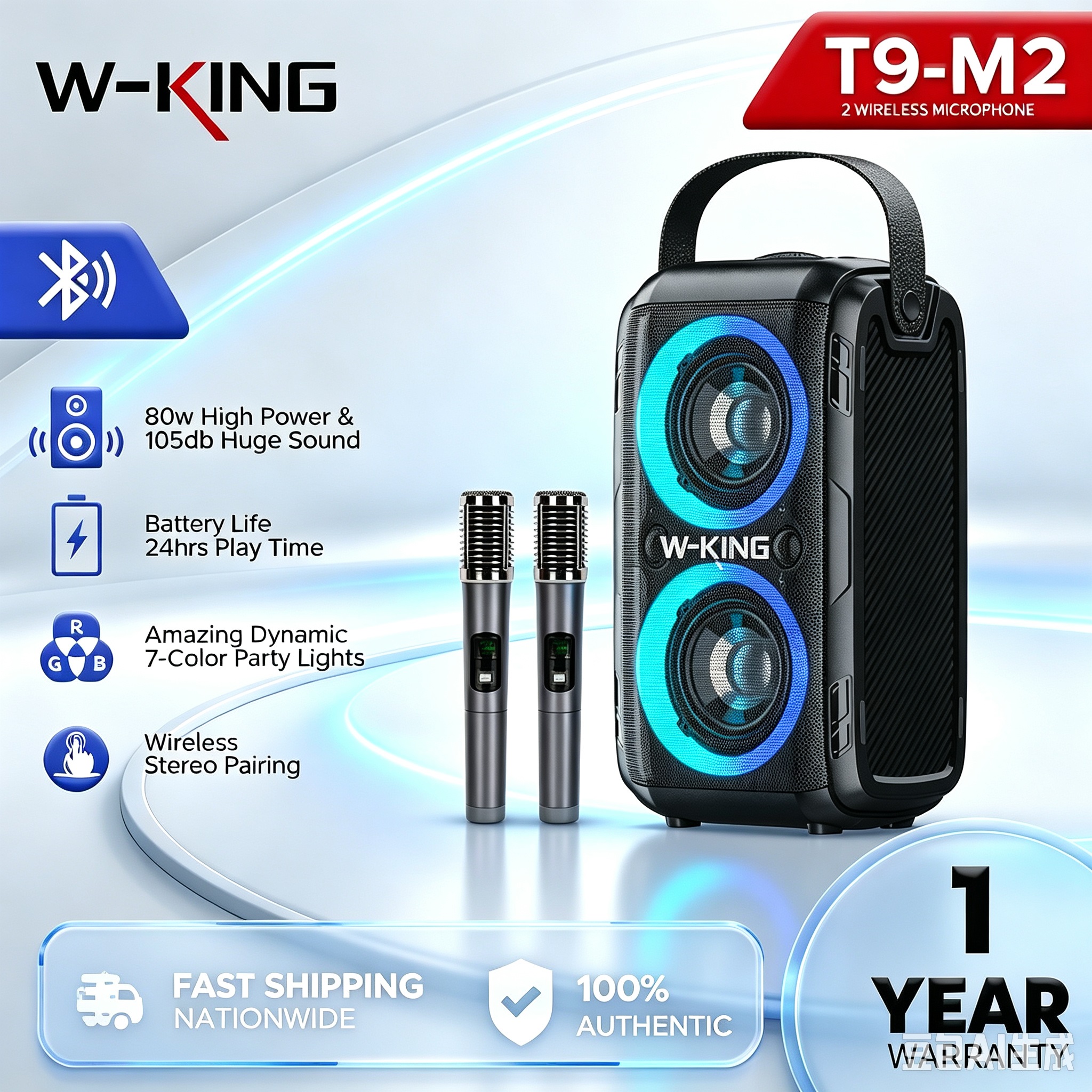 Fresh Price Drop: W-KING T9-M2 80W Party