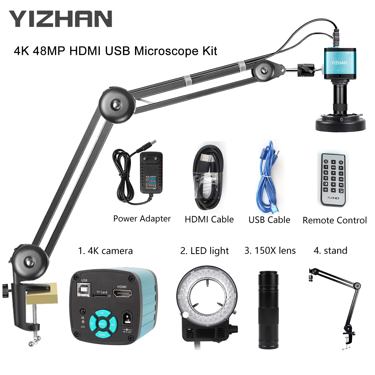 18.2% Drop: 48MP 4K HDMI Microscope Cam